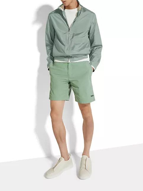 Ermenegildo Zegna o1s1rm0225 UDTASA Jacket in Sage Green Size US M / EU 48-50 / 2 - 5 Thumbnail