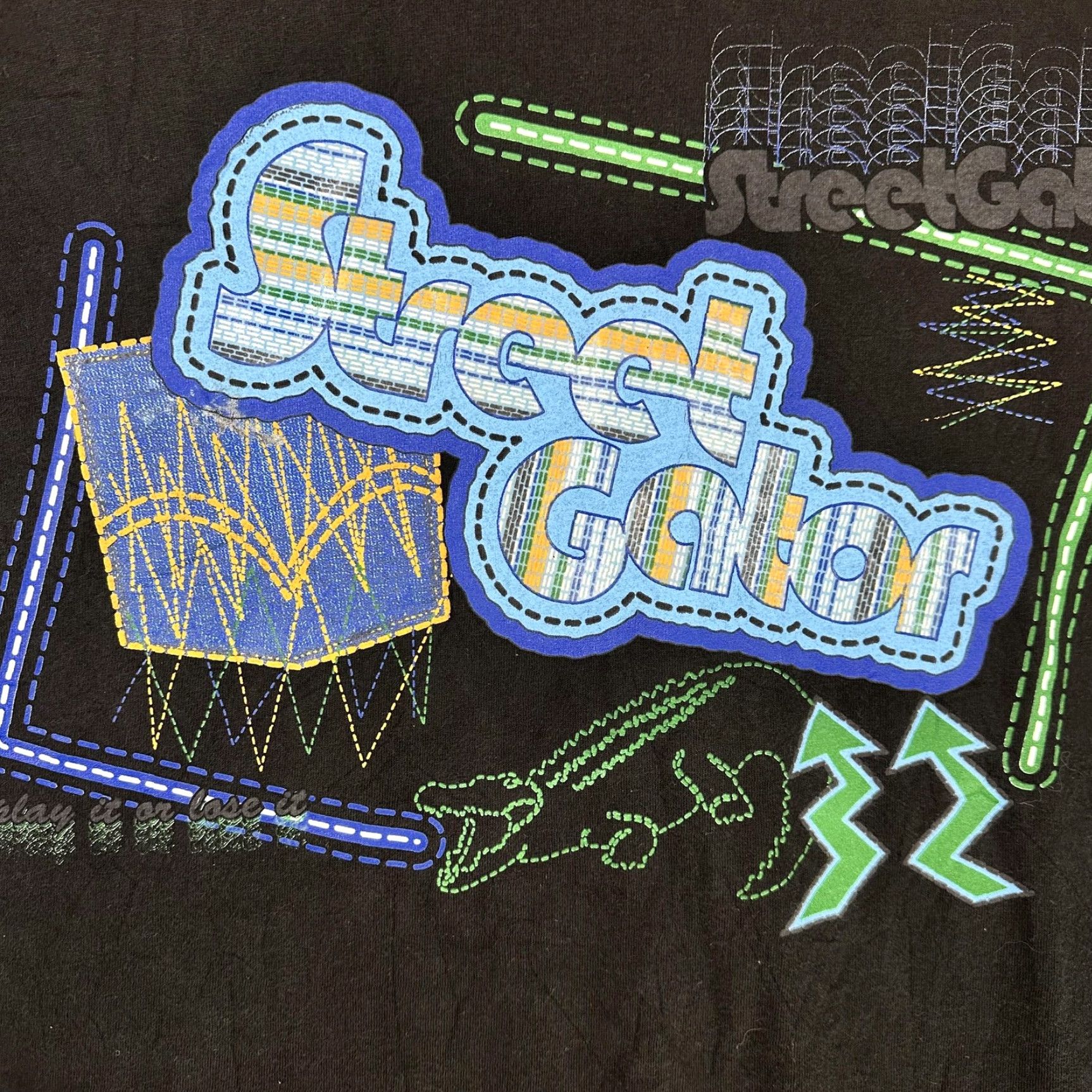 Vintage VINTAGE Time Square Gator Shirt Mens 2XL Black Graphic 90s Streetwear Alligator T-Shirt Crew Neck Short Sleeve, Graphic Print, Wildlife, Sports Size US XXL / EU 58 / 5 - 5 Thumbnail