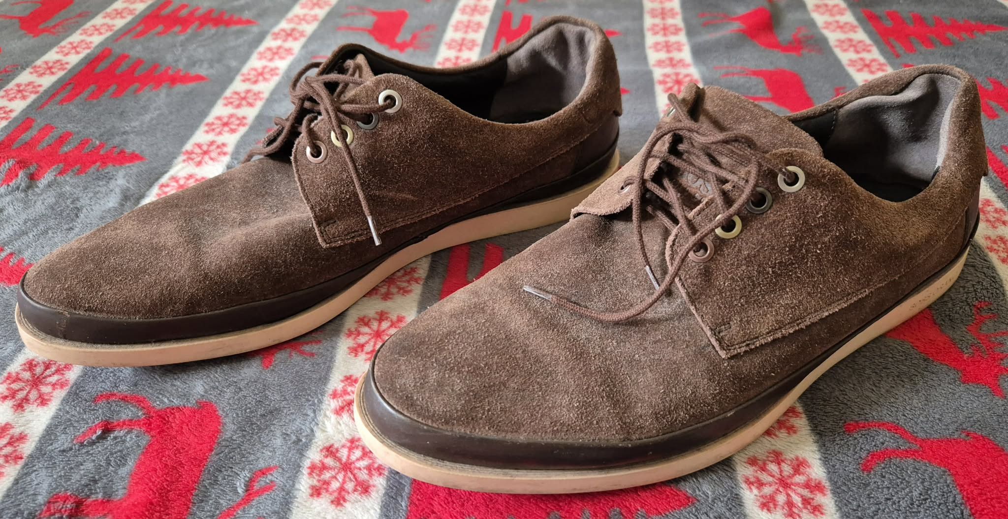 Hugo Boss Hugo Boss Orange Casual Brown Suede Leather Shoes size EU 44 Size US 11 / EU 44 - 1 Thumbnail