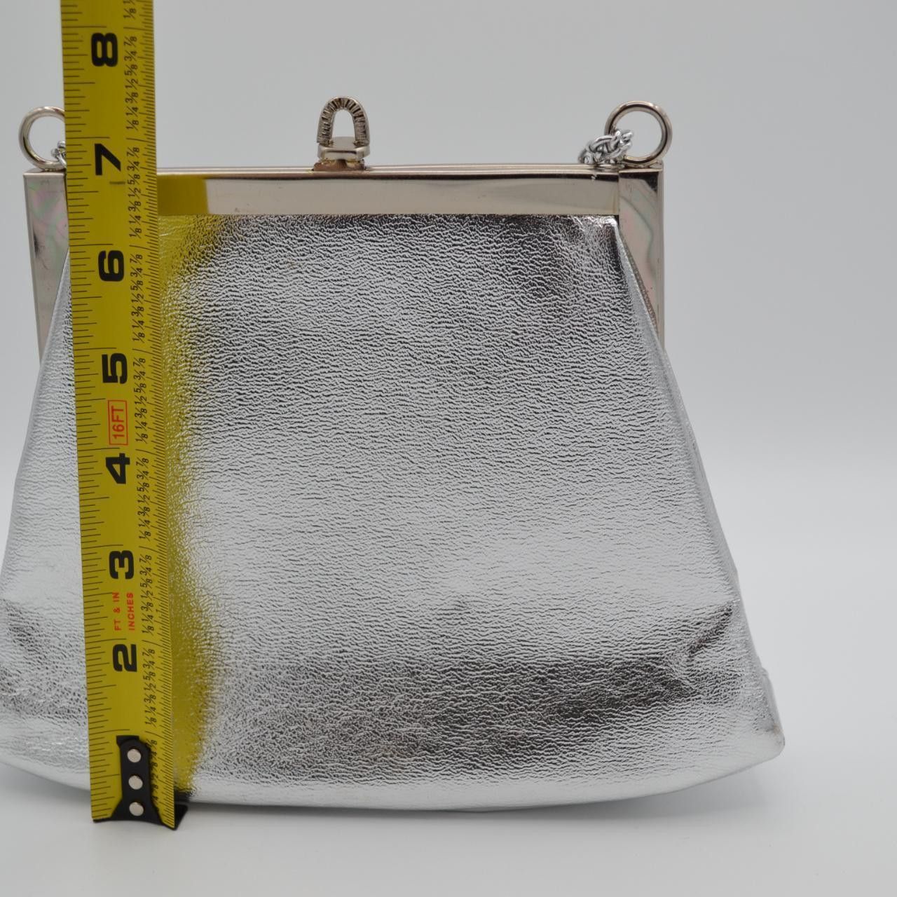 Vintage vintage womens small silver snap purse Size ONE SIZE - 6 Thumbnail