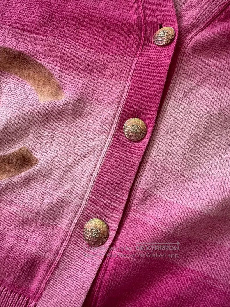 Chanel Chanel Pink knitted cardigan of the early spring vacation Size S / US 4 / IT 40 - 4 Thumbnail