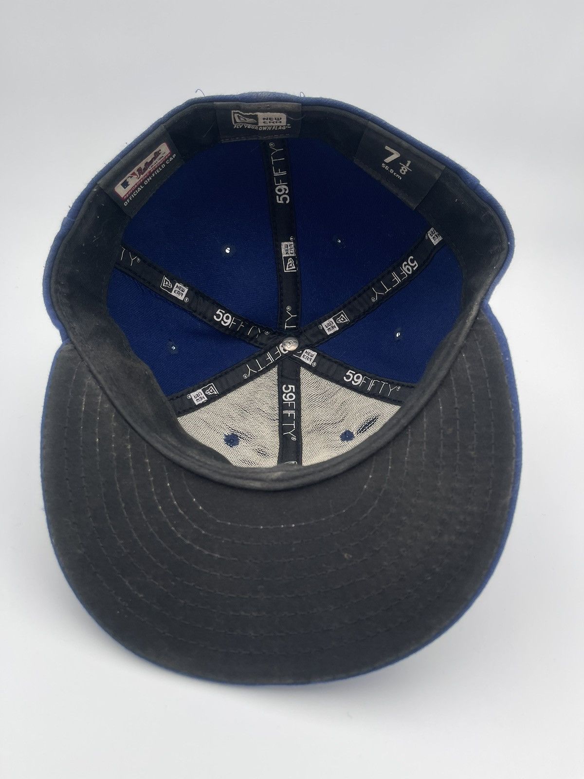 New Era Vintage MLB Los Angeles Dodgers 5950 New Era Fitted Hat Size ONE SIZE - 4 Thumbnail