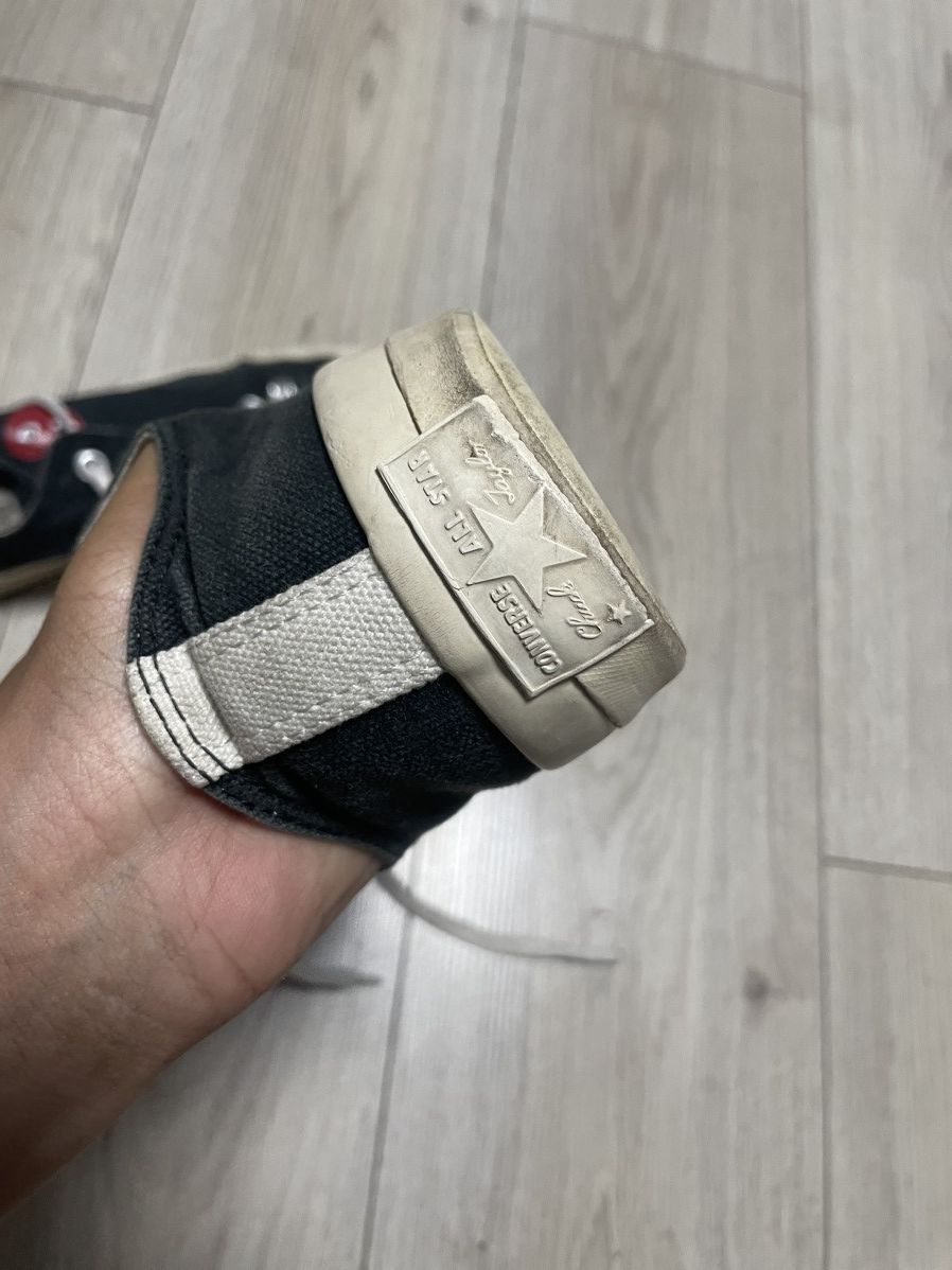 Comme des Garcons Comme des Garçons x Converse Play Black Low Sneakers US 6 Size US 6 / EU 39 - 7 Thumbnail