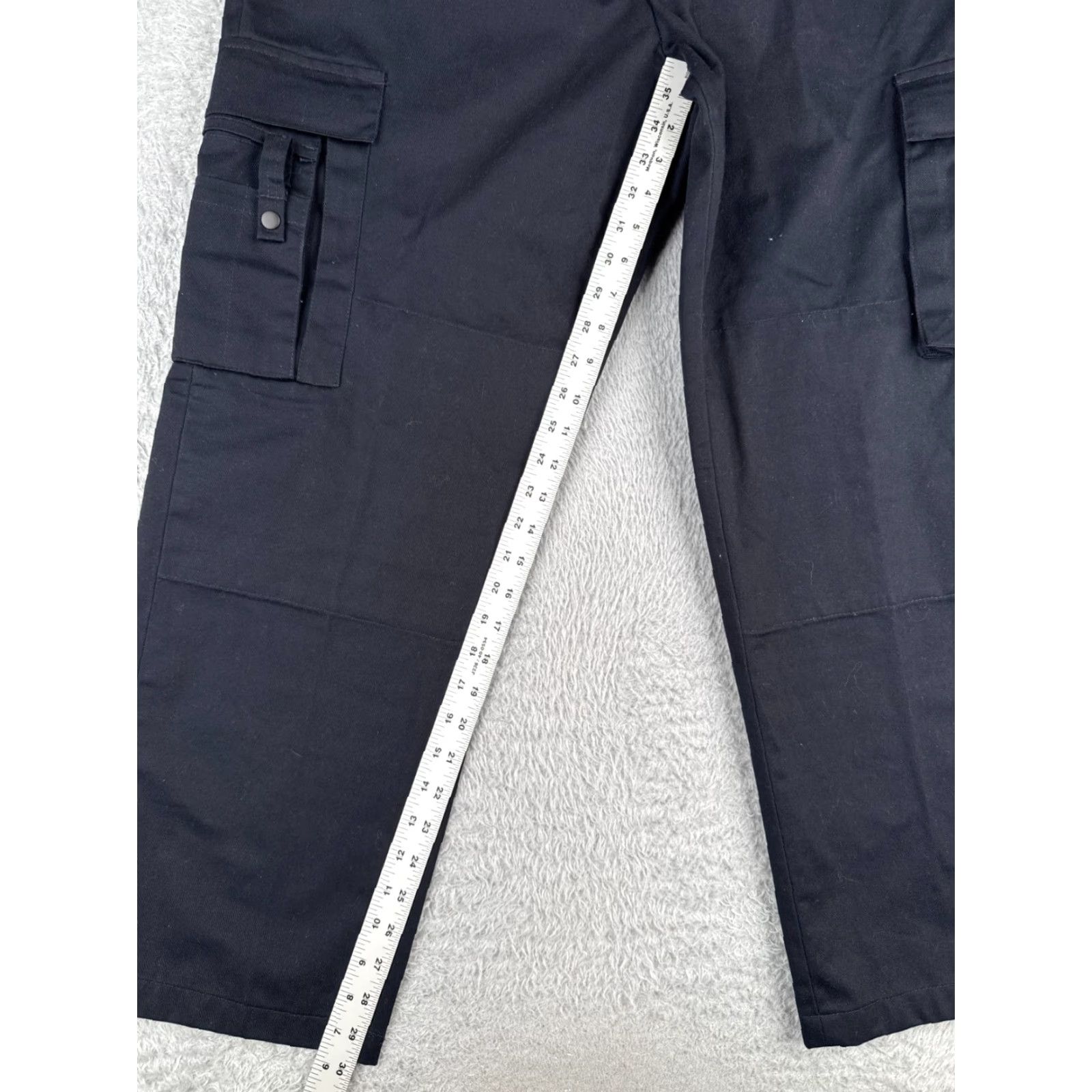 Vintage Tact Squad Pants Mens 38 Blue Cargo Twill Fabric Double Knee Gusset Poly Blend Size US 38 / EU 54 - 7 Thumbnail