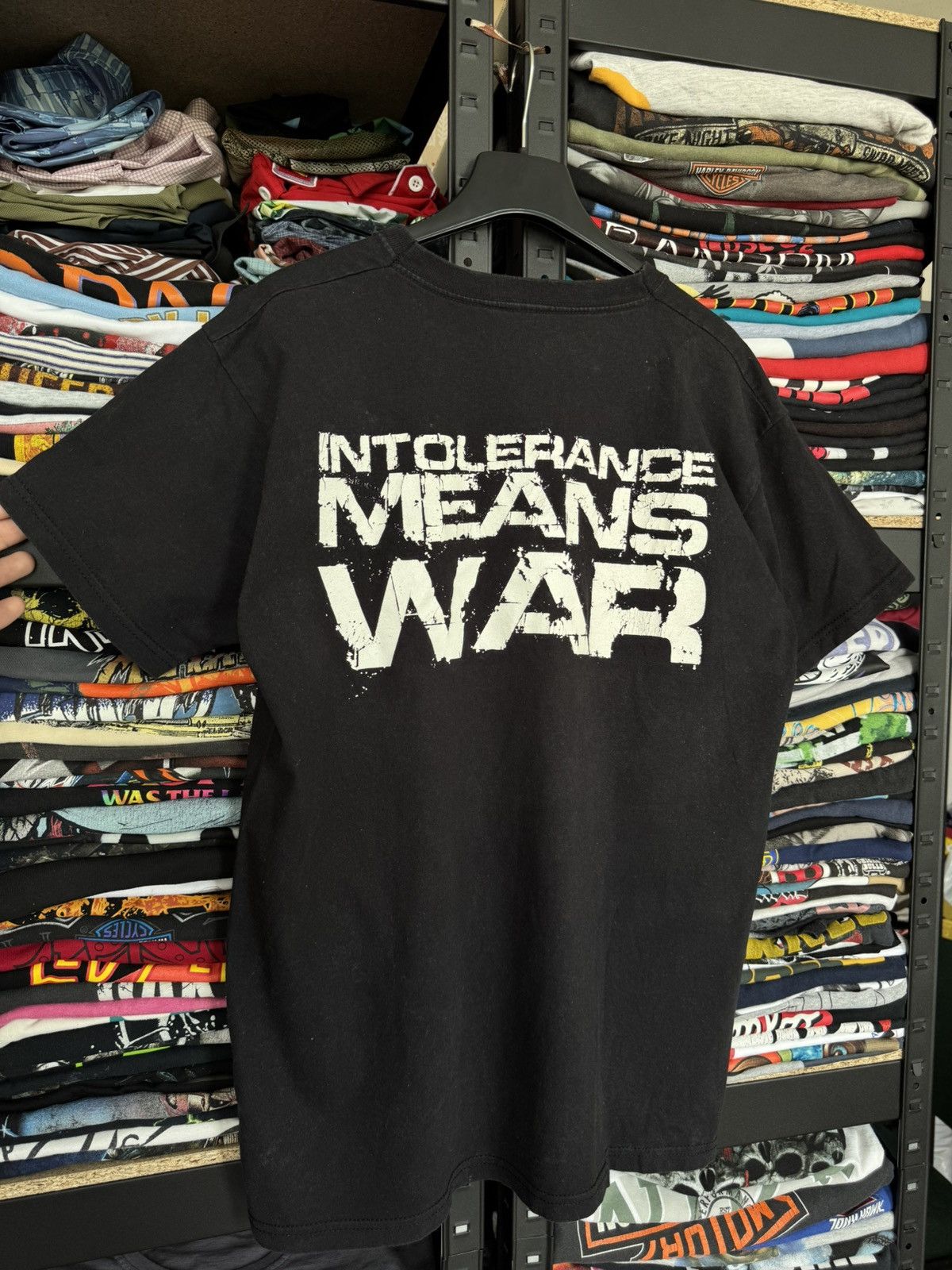 Vintage Nervosa agony big logo merch Means war Size US L / EU 52-54 / 3 - 2 Thumbnail