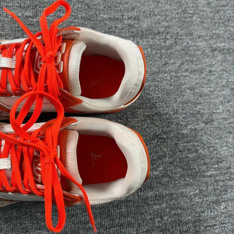 Louis Vuitton Louis Vuitton Trainer Low-Top Sneakers in Peach Pink - Size US 7.5 / EU 40-41 - 6 Thumbnail