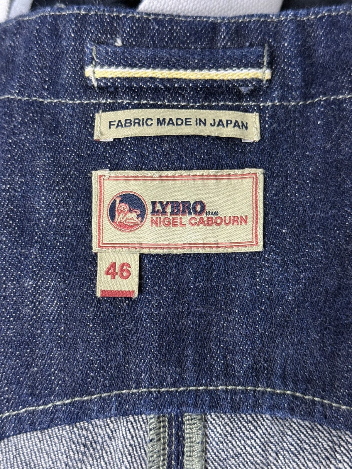 Nigel Cabourn Nigel Cabourn Lybro Naval Dungaree Denim Overall - Size 46 Size US 30 / EU 46 - 21 Thumbnail