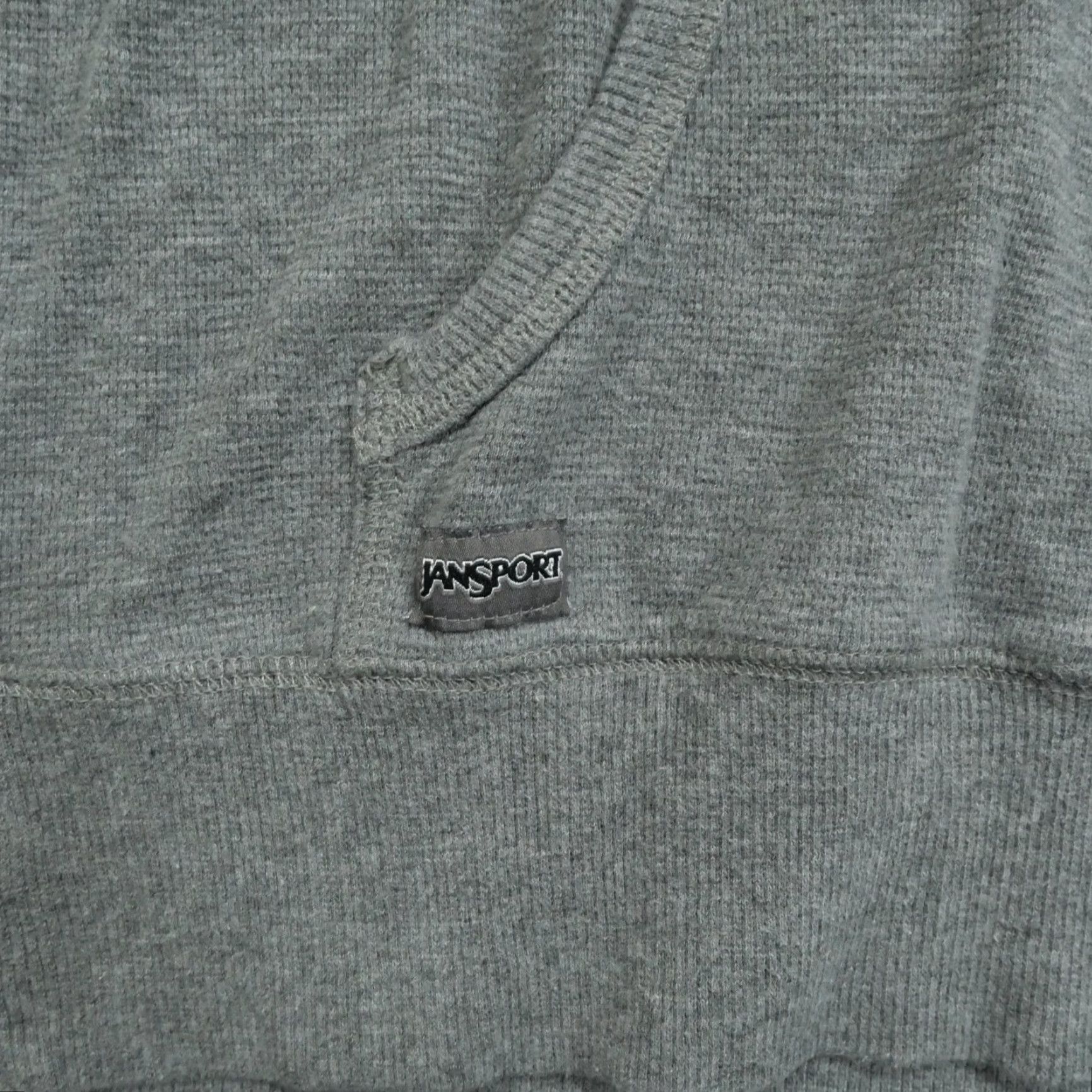Jansport VINTAGE West Point Hoodie Womens Medium Grey Thermal Pullover JanSport USMA Y2K Size M / US 6-8 / IT 42-44 - 3 Thumbnail