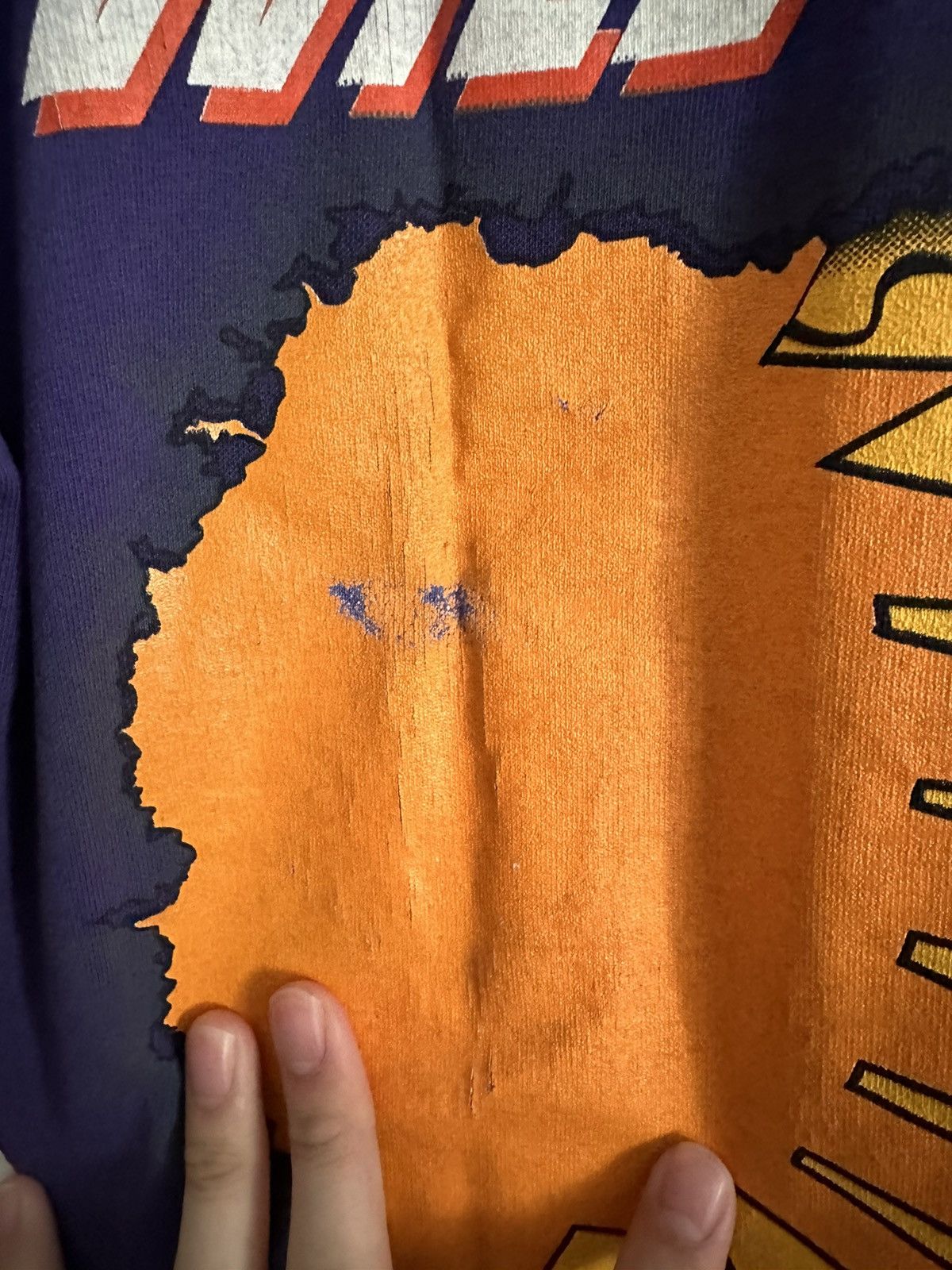 Nutmeg Vintage Phoenix Suns "Will Scorch You" Double-side 90's Tee Size US L / EU 52-54 / 3 - 5 Thumbnail
