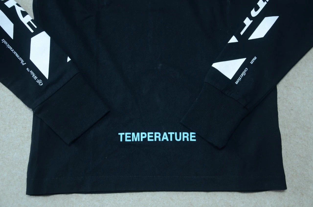 Off-White Off-White Warning Tape Long Sleeve T-Shirt XS Unisex Size US XS / EU 42 / 0 - 3 Thumbnail