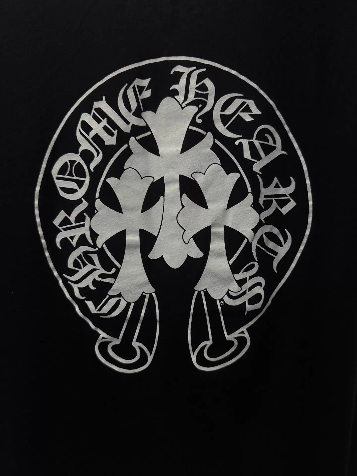 Chrome Hearts Chrome Hearts Deep V-neck Black Cross Short Sleeve S Size S / US 4 / IT 40 - 4 Thumbnail