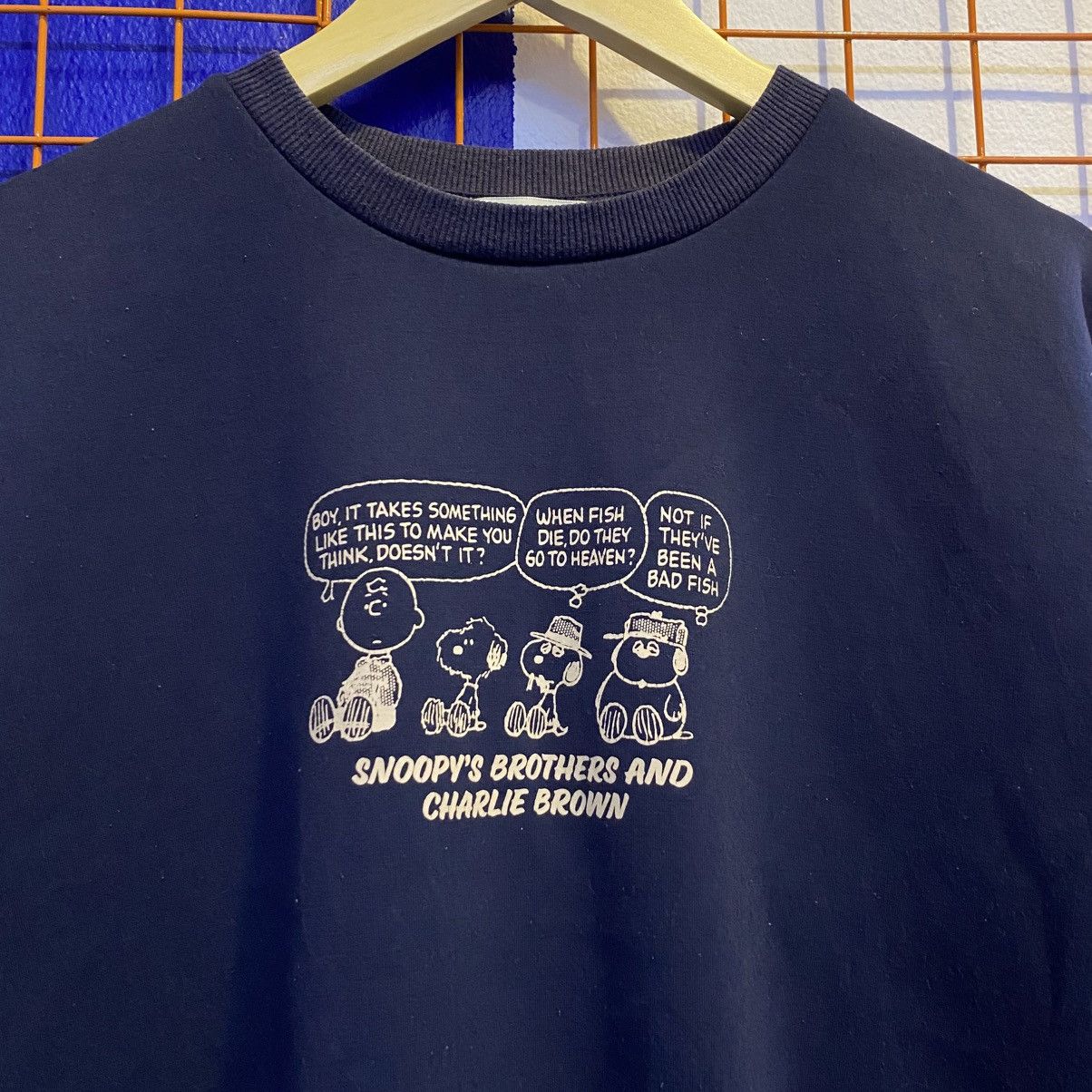 Peanuts Vintage Peanuts Snoopy And Charlie Brown Sweatshirt Size US L / EU 52-54 / 3 - 3 Thumbnail