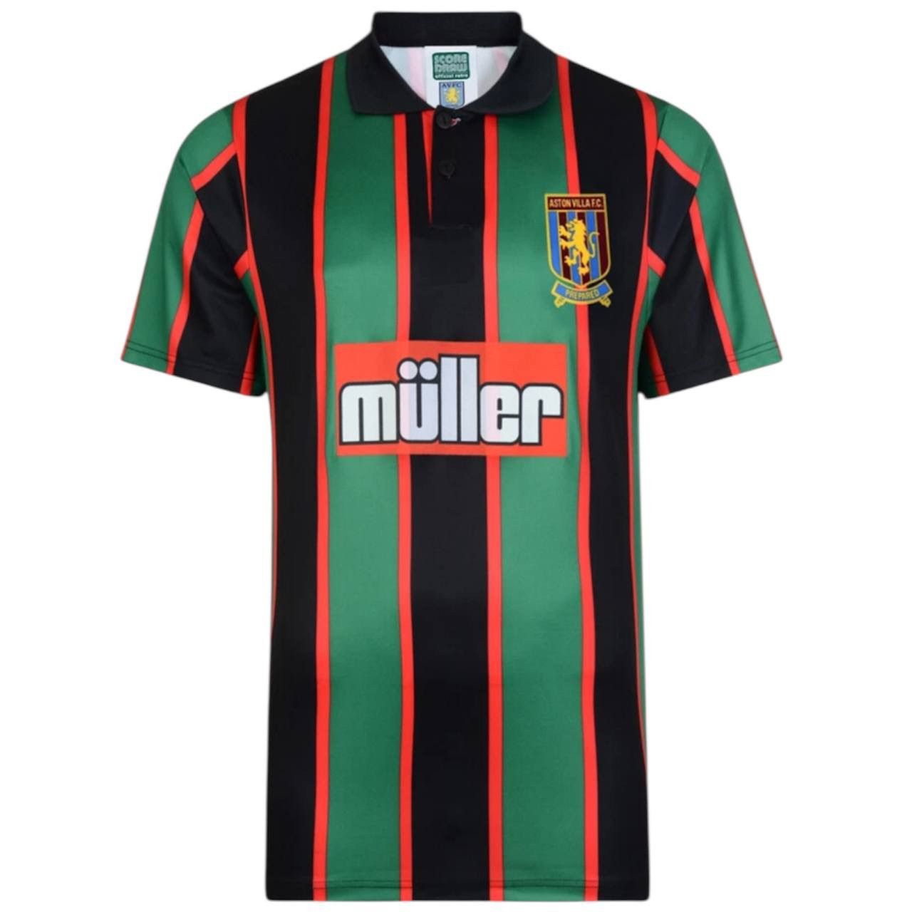 Vintage 1994 ASTON VILLA RETRO REMAKE AWAY SOCCER JERSEY SHIRT SZ L Size US L / EU 52-54 / 3 - 1 Thumbnail