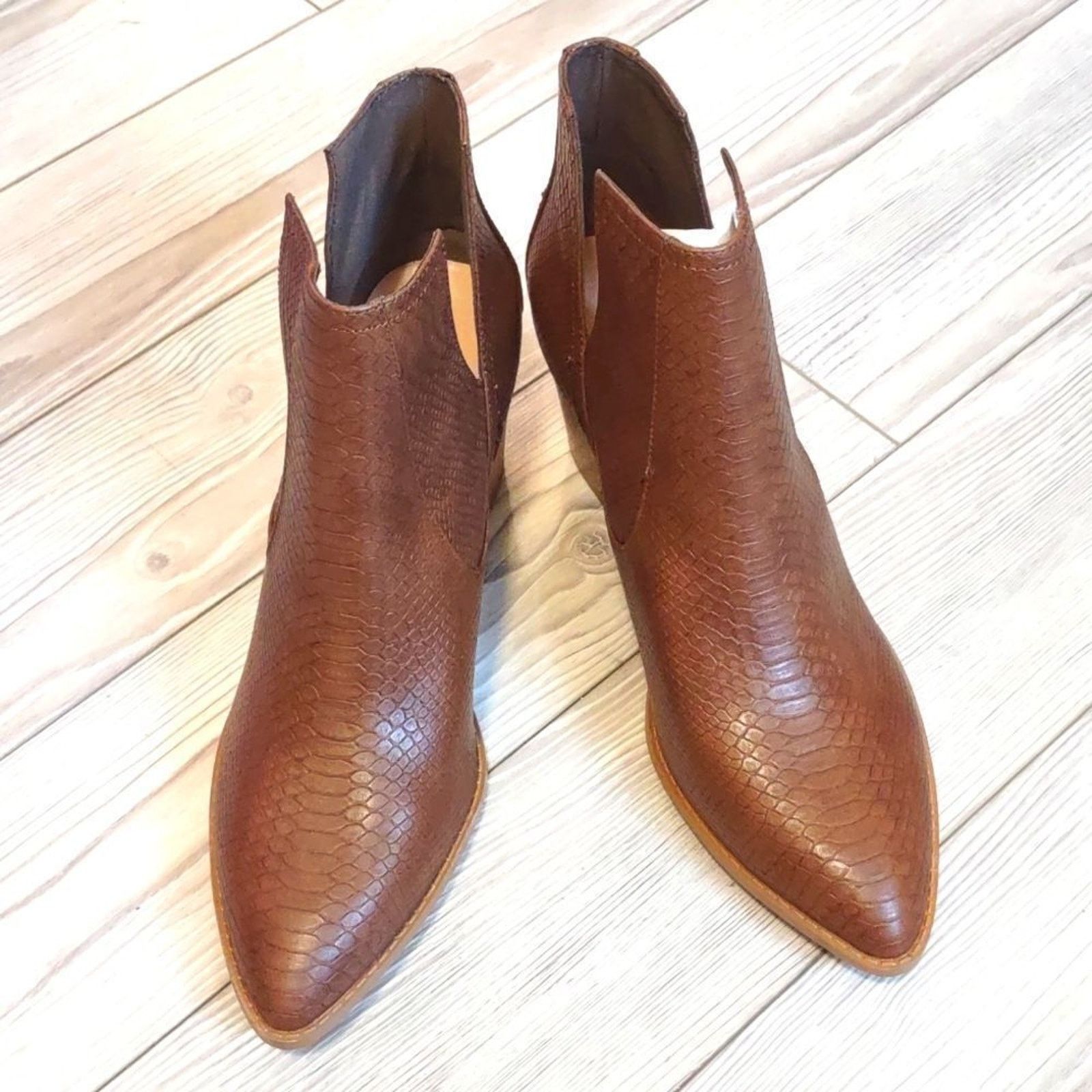 Other (58-2117) ZBY Open Ankle Boots Size 9.5 Size US 9.5 / IT 39.5 - 2 Thumbnail