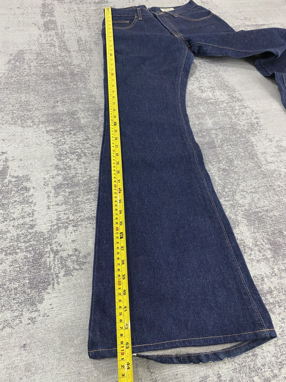 Japanese Brand Super flared bootcut bobson raw denim jeans Size US 28 / EU 44 - 5 Thumbnail
