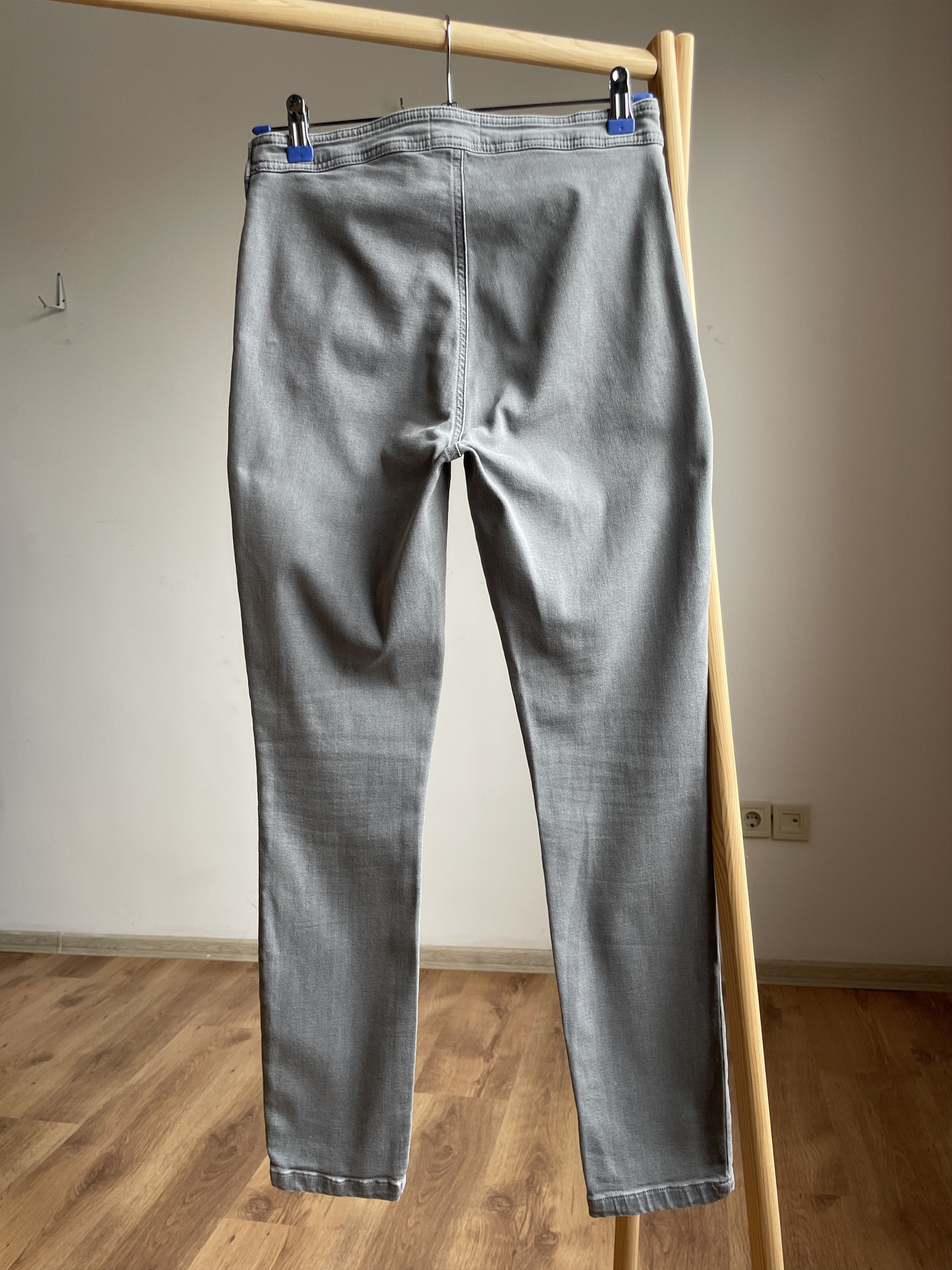 Sezane Sezane Clara Side Zip Womens Grey Denim Size EUR 36 Size 25" / US 0 / IT 36 - 2 Thumbnail