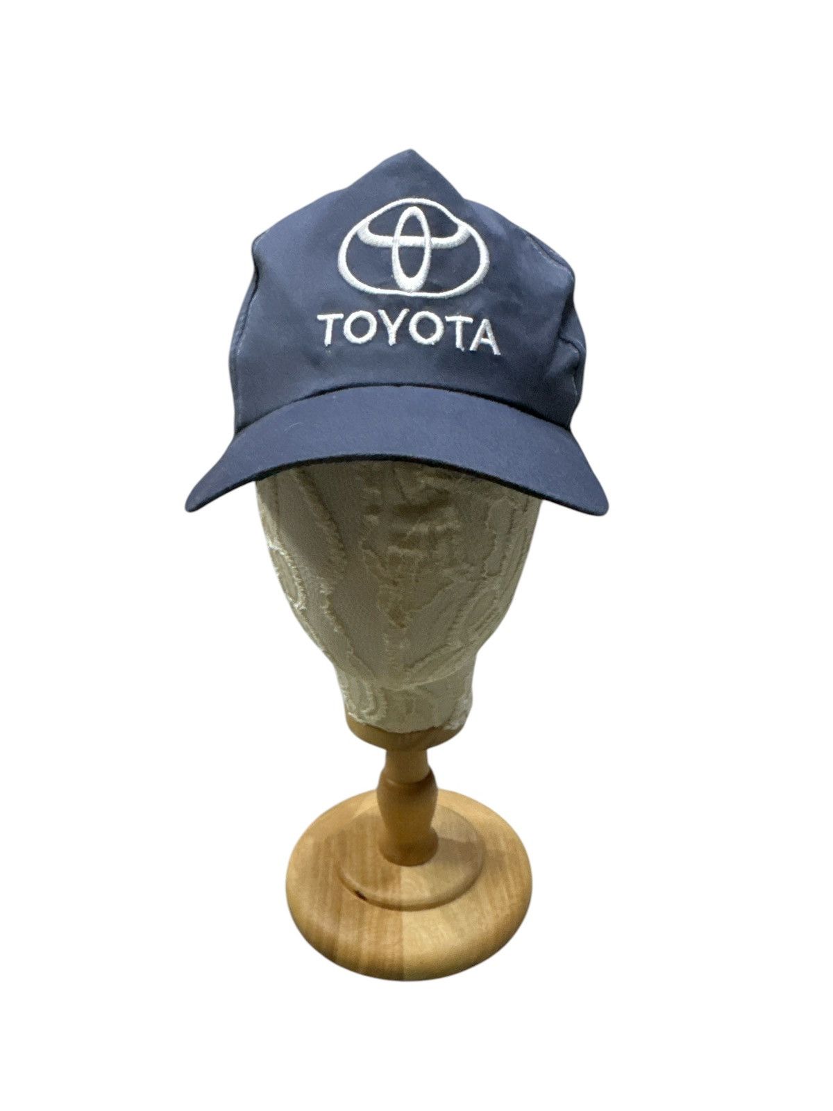 Japanese Brand VINTAGE TOYOTA TOYOPET TECNO HALF TRUCKER CAP HAT Size ONE SIZE - 3 Thumbnail