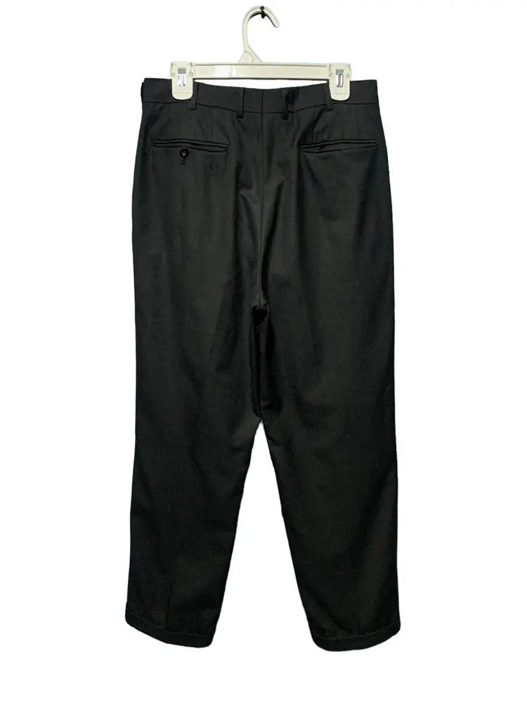 Balmain 2000s BALMAIN PARIS pleated baggy trouser dark grey Size US 30 / EU 46 - 9 Thumbnail