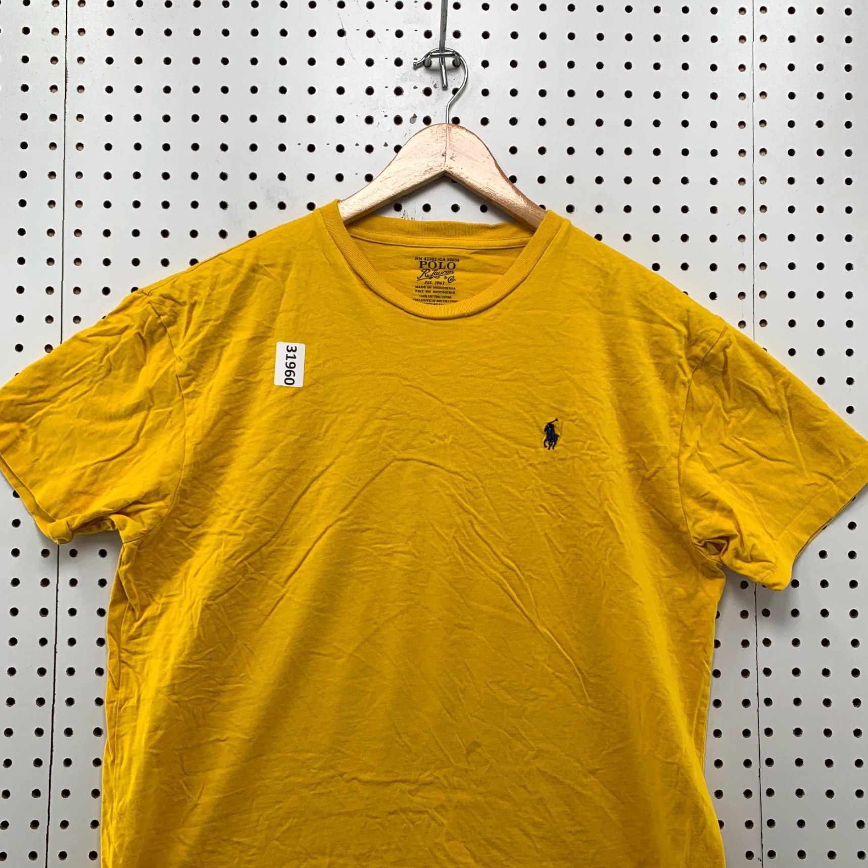 Polo Ralph Lauren Polo Ralph Lauren Shirt Mens Medium Yellow Black Pony Casual 21x26 Shirt Mens M Yellow Pony Casual Size US M / EU 48-50 / 2 - 4 Thumbnail
