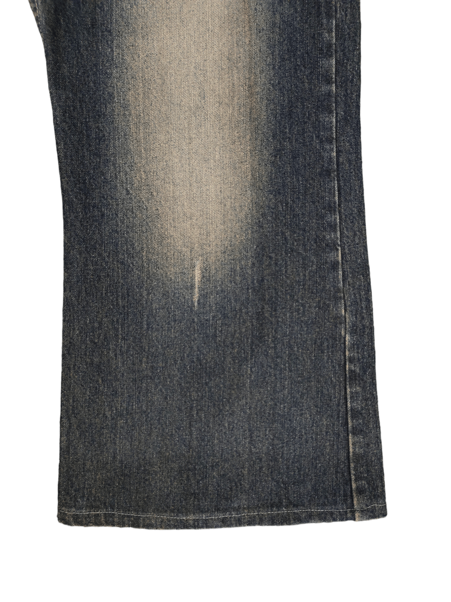 Hysteric Glamour Baggy Jeans Industrie Sand Wash Ripped Denim Wide Loose Y2k Size US 37 - 7 Thumbnail