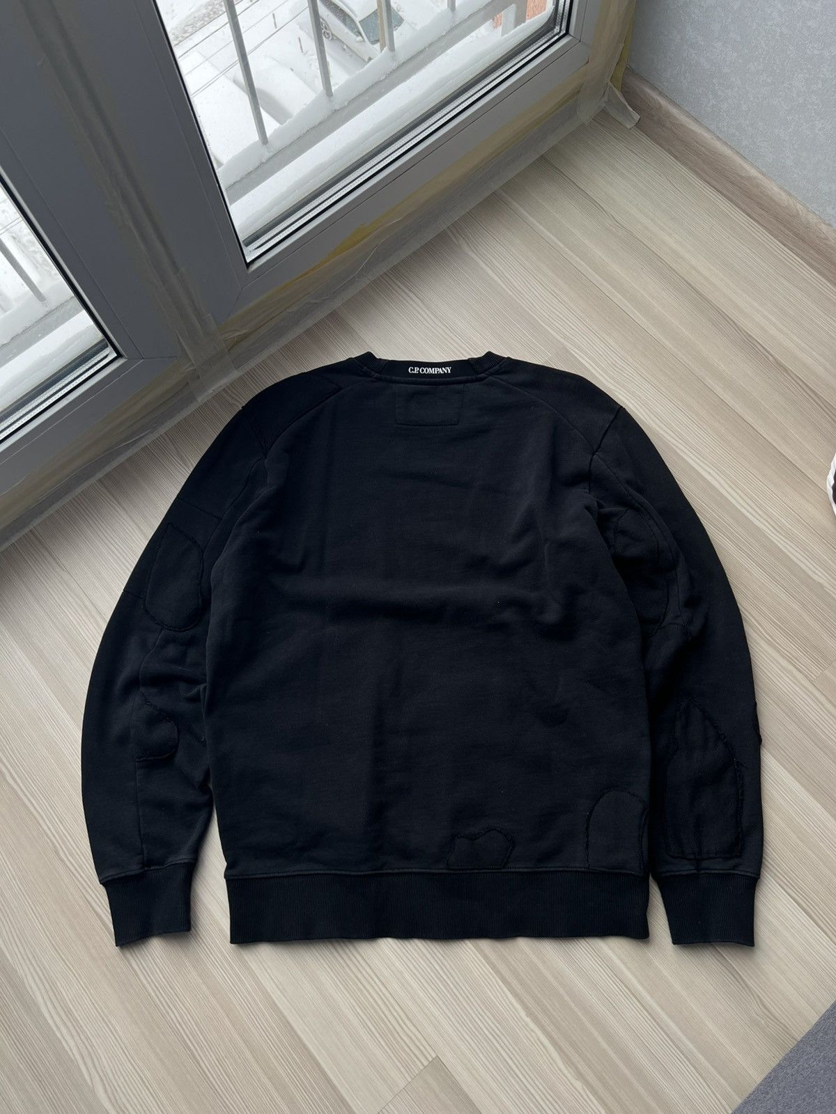 C.P. Company C.P. Company Patch Work Custom Black Sweatshirt Size US L / EU 52-54 / 3 - 6 Thumbnail