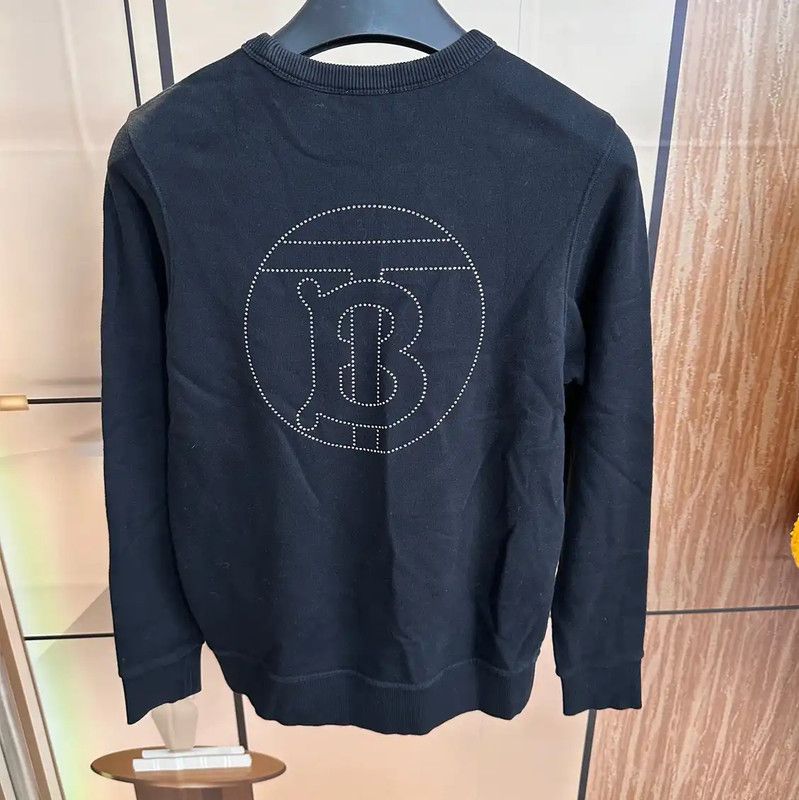 Burberry Black Cotton Women's Sweatshirt