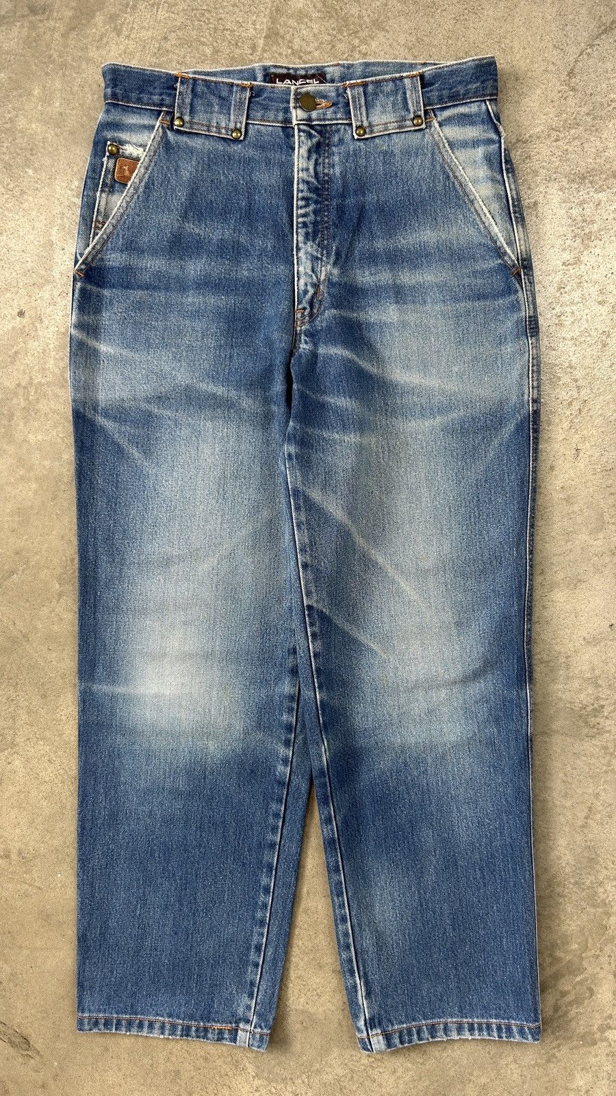 Lancel 1990s Lancel - Baggy Denim Jeans Size US 30 / EU 46 - 3 Thumbnail