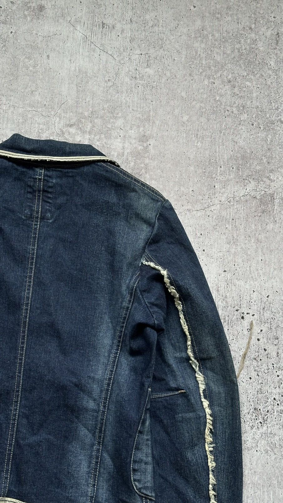 Marithe + Francois Girbaud Women's Marithe Francois Girbaud Vintage Denim Blazer Size S / US 4 / IT 40 - 17 Thumbnail