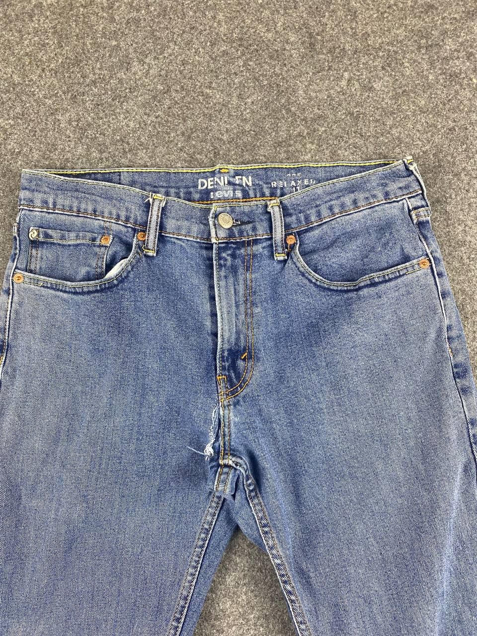 Levi's levis denizen relaxed fit distressed denim Size US 33 - 8 Thumbnail