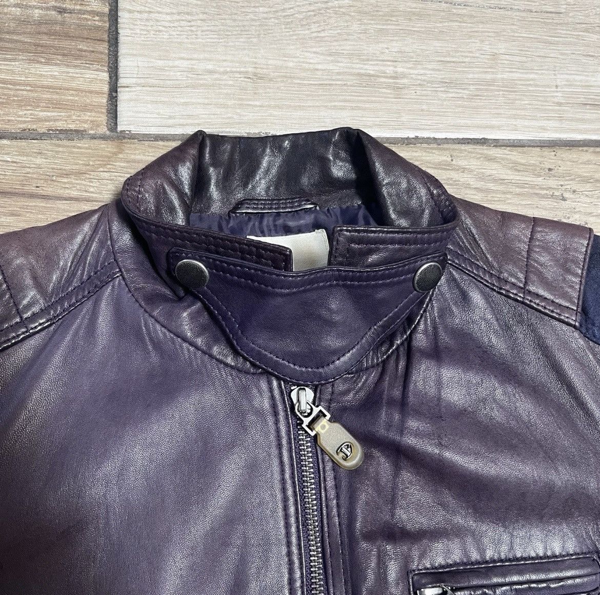 Diesel Vintage Diesel Leather Jacket Womens Medium Bomber Biker Zip Size M / US 6-8 / IT 42-44 - 8 Thumbnail