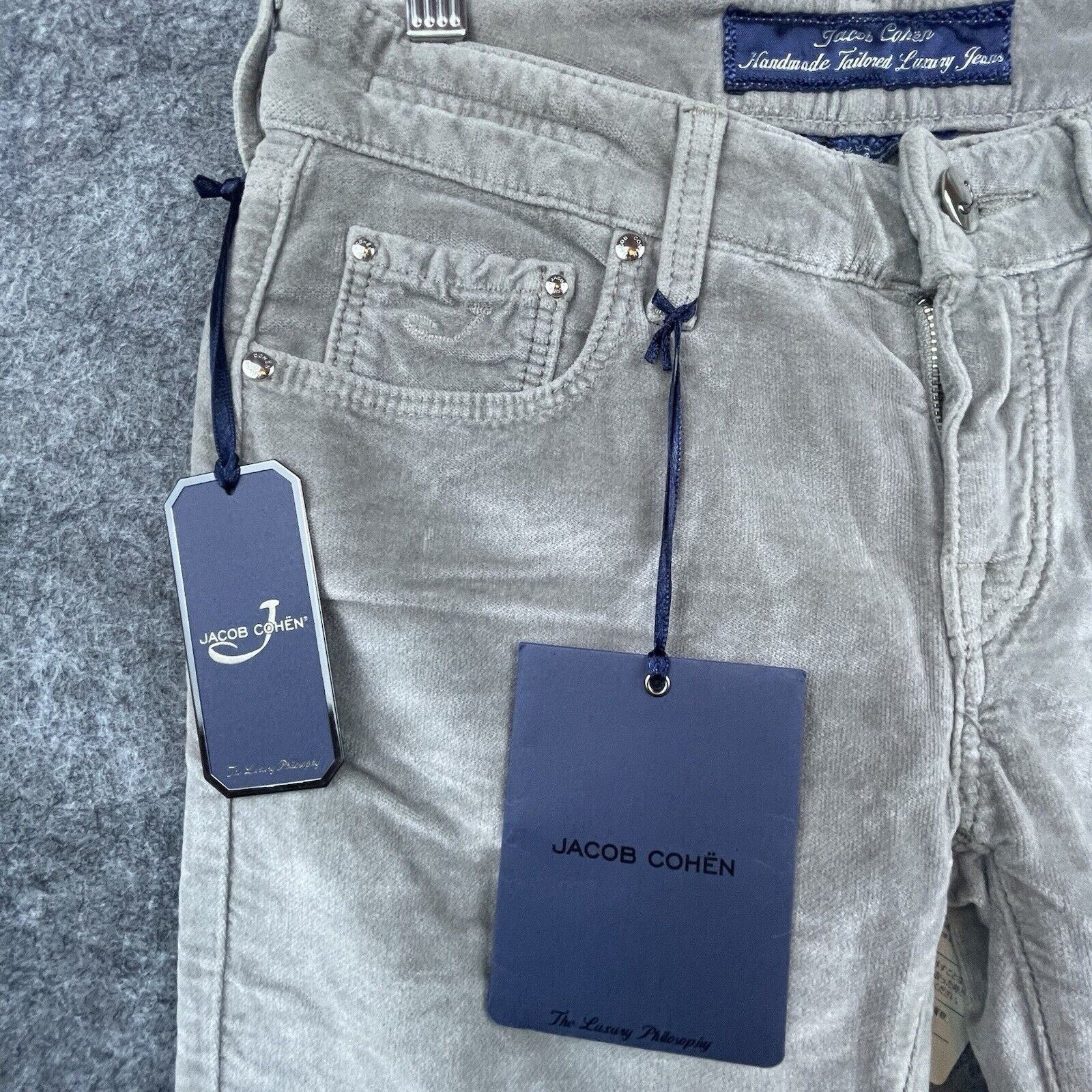 Jacob Cohen Jacob Cohen Pants Women 25 Grey Jocelyn Slim Velvet Trousers Size 25" / US 0 / IT 36 - 4 Thumbnail