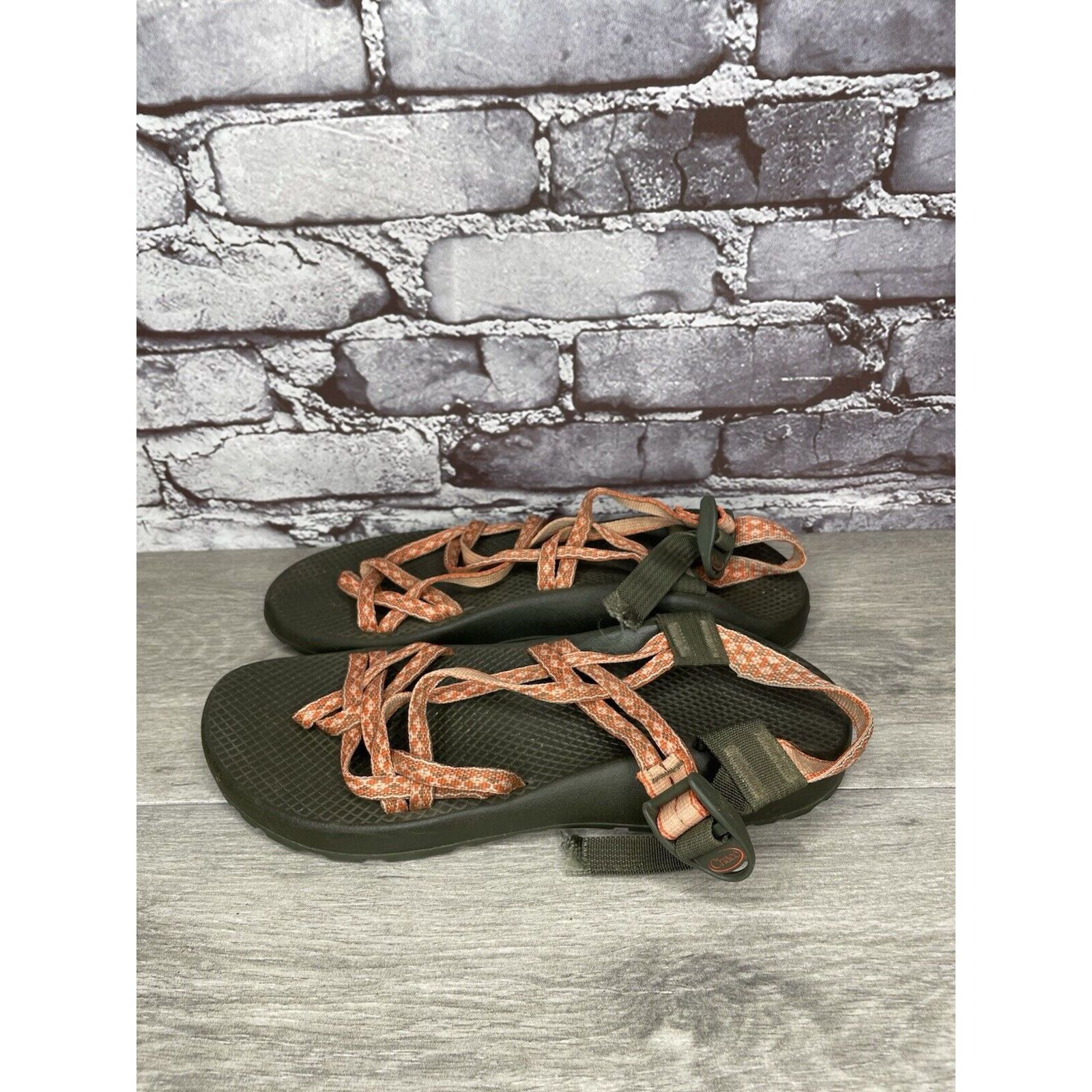 Chaco Chaco Orange Nylon Textile Hiking Toe Ankle Strap Sandals Wo Size US 11 / IT 41 - 20 Thumbnail