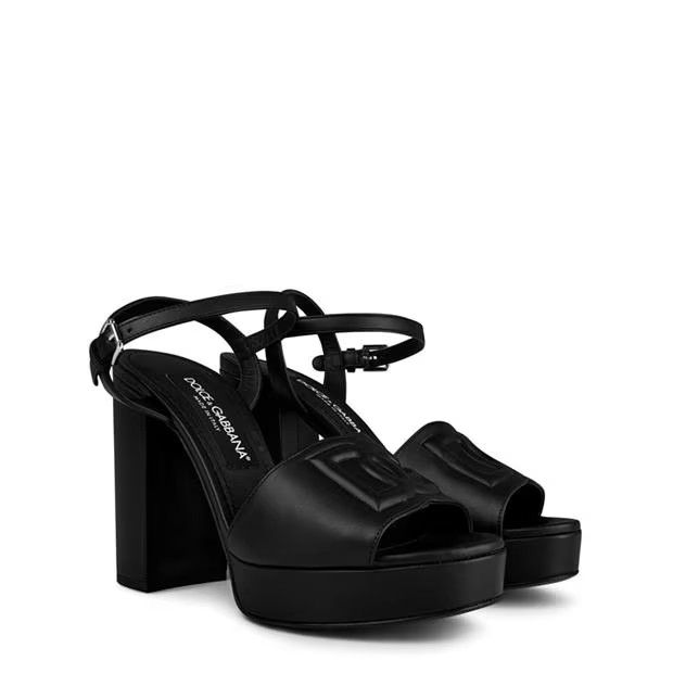 Dolce & Gabbana o1g2r1mq1024 Heeled Sandals in Black Size US 8 / IT 38 - 3 Thumbnail