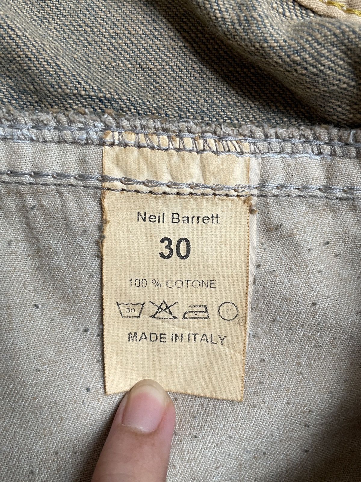 Neil Barrett × Vintage Vintage Brand Neil Barrett Jeans 2000s Size US 30 / EU 46 - 14 Thumbnail
