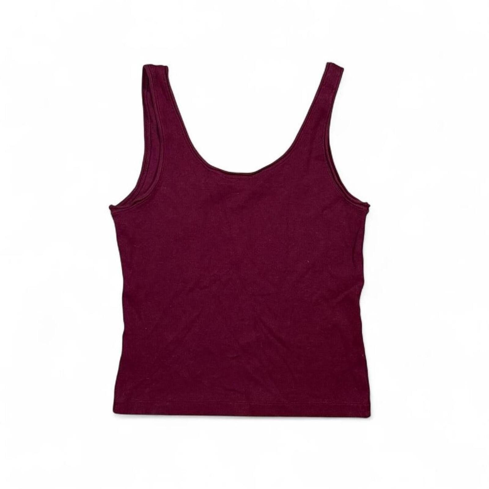 Other Y2k soft girl vintage Burgundy tank top Size L / US 10 / IT 46 - 2 Thumbnail
