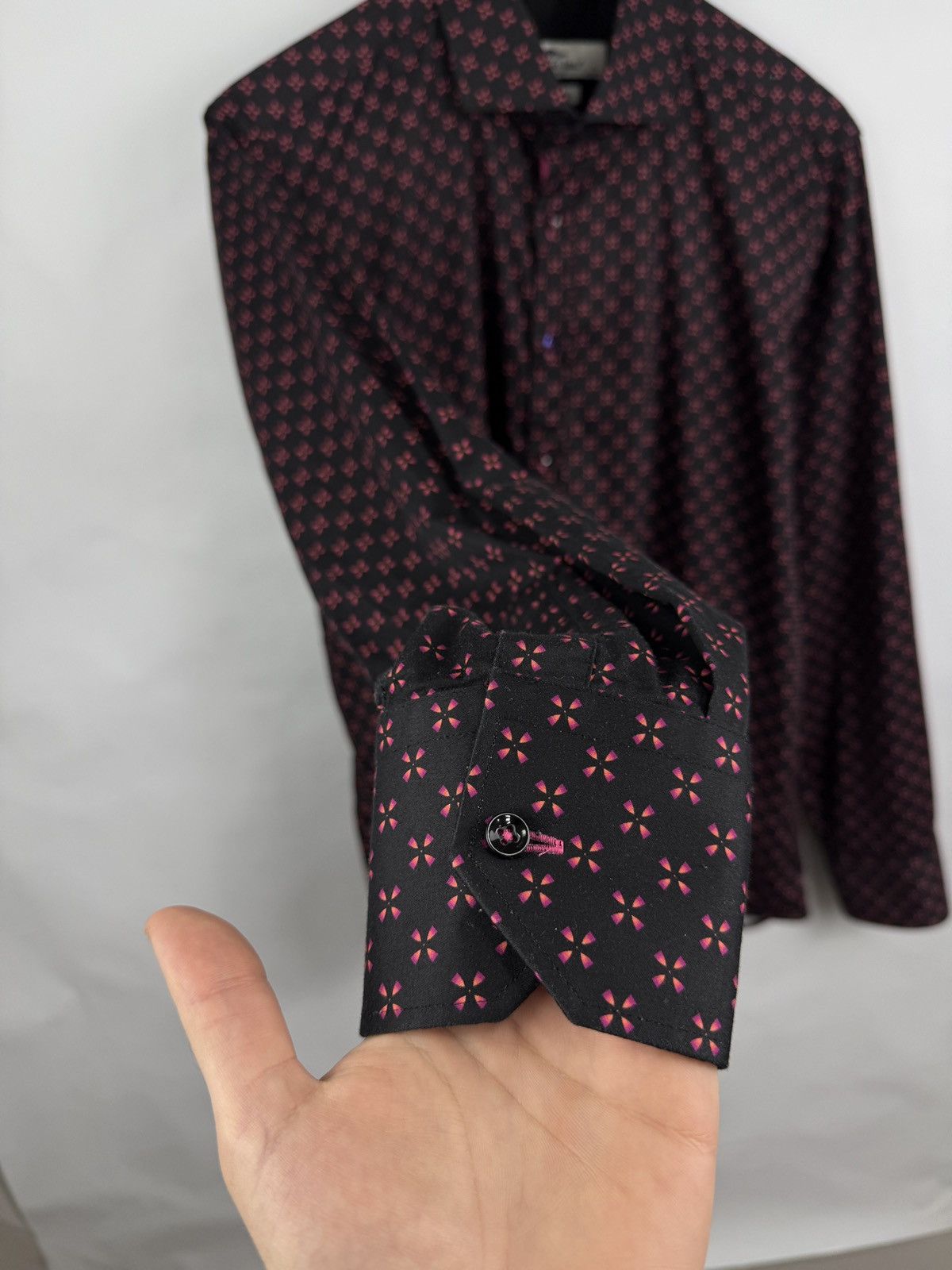 Other 🇬🇧 Claudio Lugli Couture Geometric Print Shirt Luxury Rare Size US XL / EU 56 / 4 - 6 Thumbnail