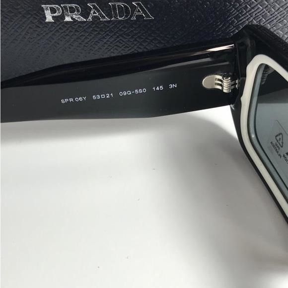 Prada New - Prada Eyewear PR 06YS rectangle frame sunglasses Size ONE SIZE - 7 Thumbnail