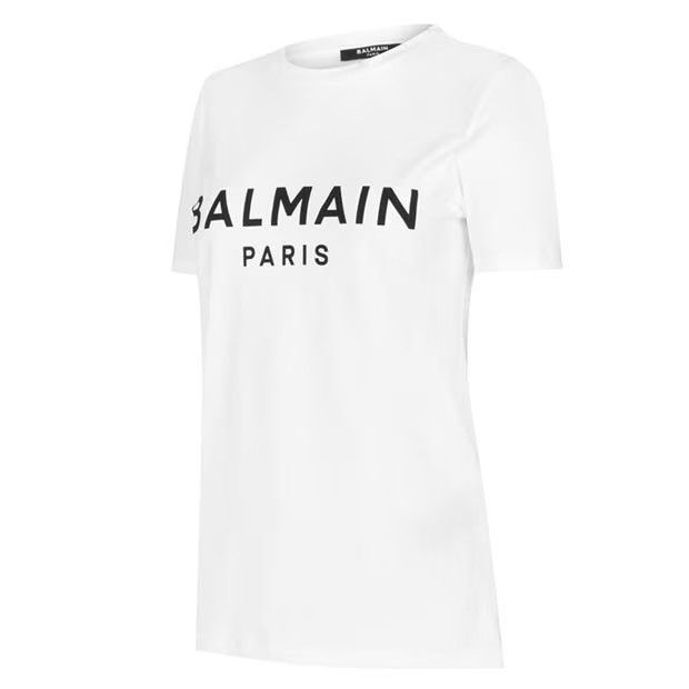 Balmain o1g2r1mq0924 T-Shirts in Blanc & Noir Size XL / US 12-14 / IT 48-50 - 3 Thumbnail