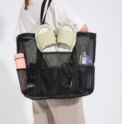 Japanese Brand Huskycat Multipocket mesh tote Size ONE SIZE - 2 Thumbnail