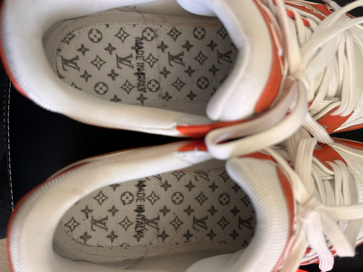 Louis Vuitton Louis Vuitton LV trainers orange ss20 - Size 7 (LV) Size US 7 / EU 40 - 19 Thumbnail