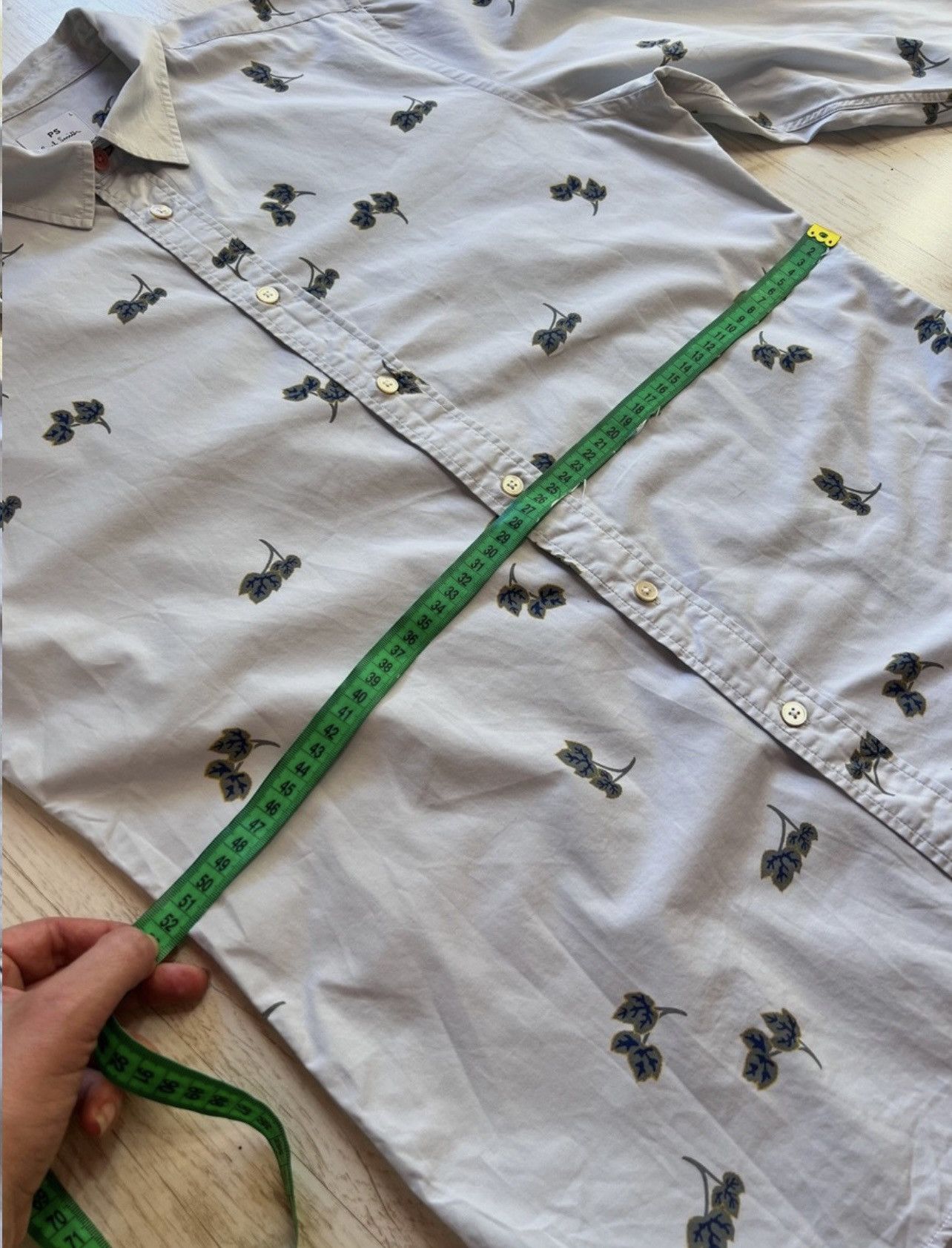 Paul Smith PS Paul Smith Leaf Print Shirt – Size L Size US L / EU 52-54 / 3 - 9 Thumbnail