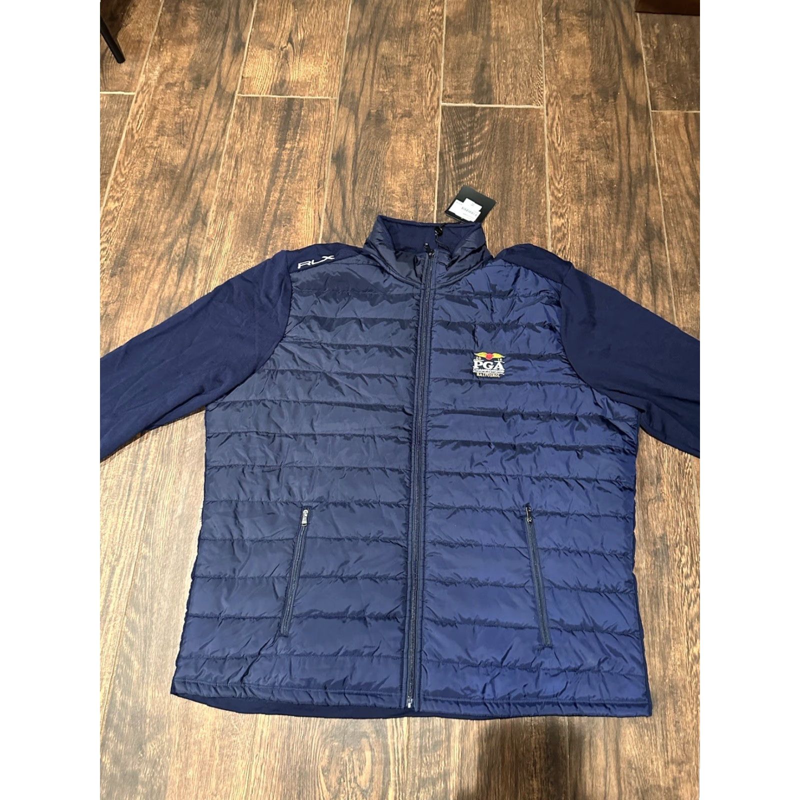 RLX Ralph Lauren VINTAGE RLX Ralph Lauren Golf Jacket PGA 2016 Baltusrol Blue Coolwool Men’s 2XL Size US XXL / EU 58 / 5 - 4 Thumbnail