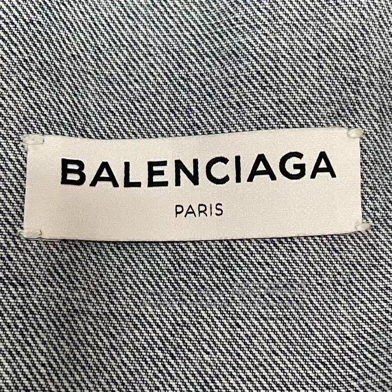 Balenciaga Balenciaga Collar Letter Denim Jacket Size XS / US 0-2 / IT 36-38 - 3 Thumbnail