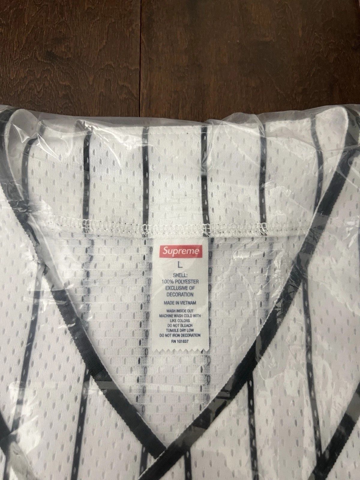Supreme Supreme SS25 Homerun Baseball Jeresy Stripe Size Large New Size US L / EU 52-54 / 3 - 2 Thumbnail