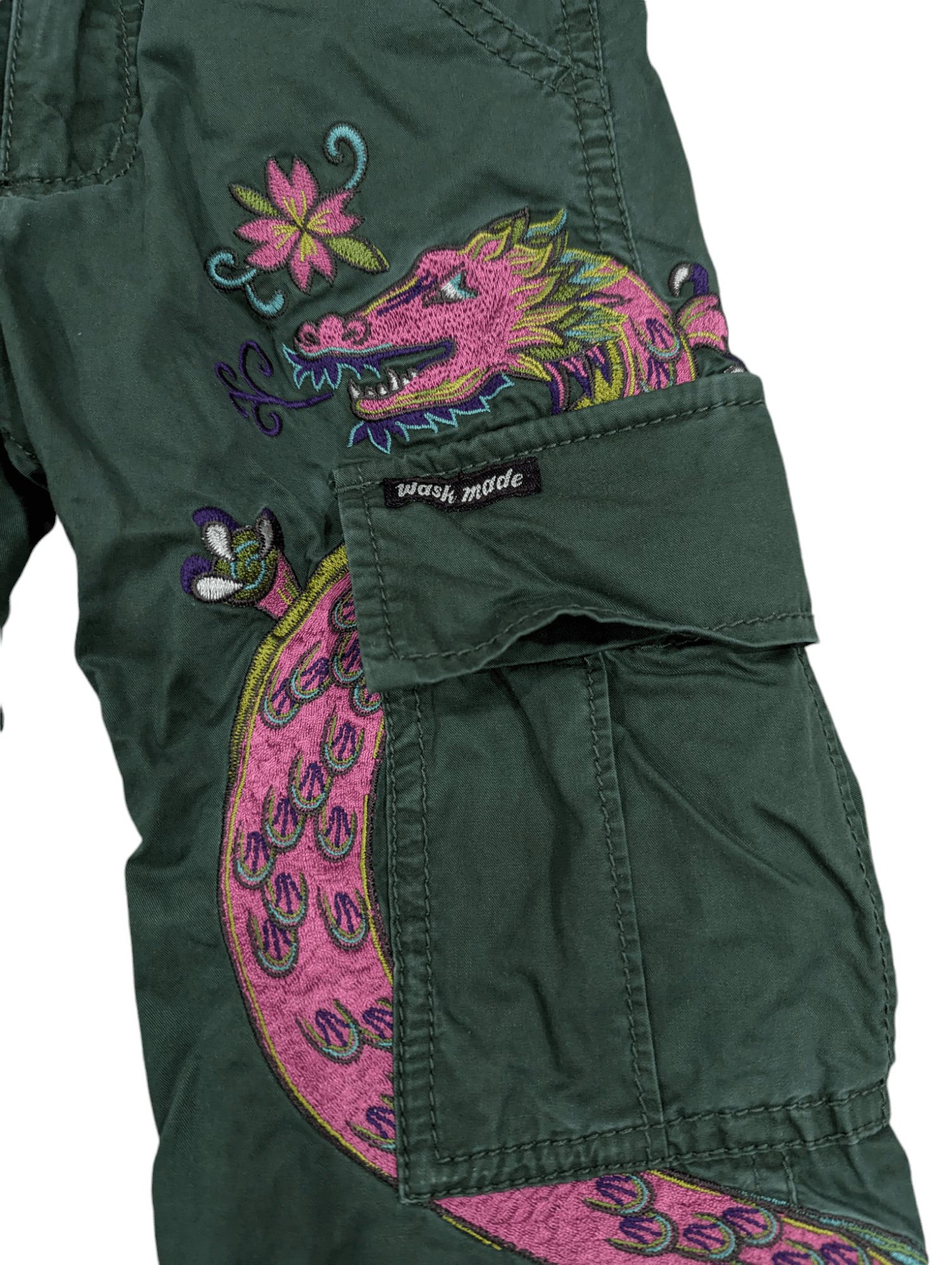 Japanese Brand DRAGON EMBROIDERY SUKAJAN PANTS Size US 26 / EU 42 - 3 Thumbnail
