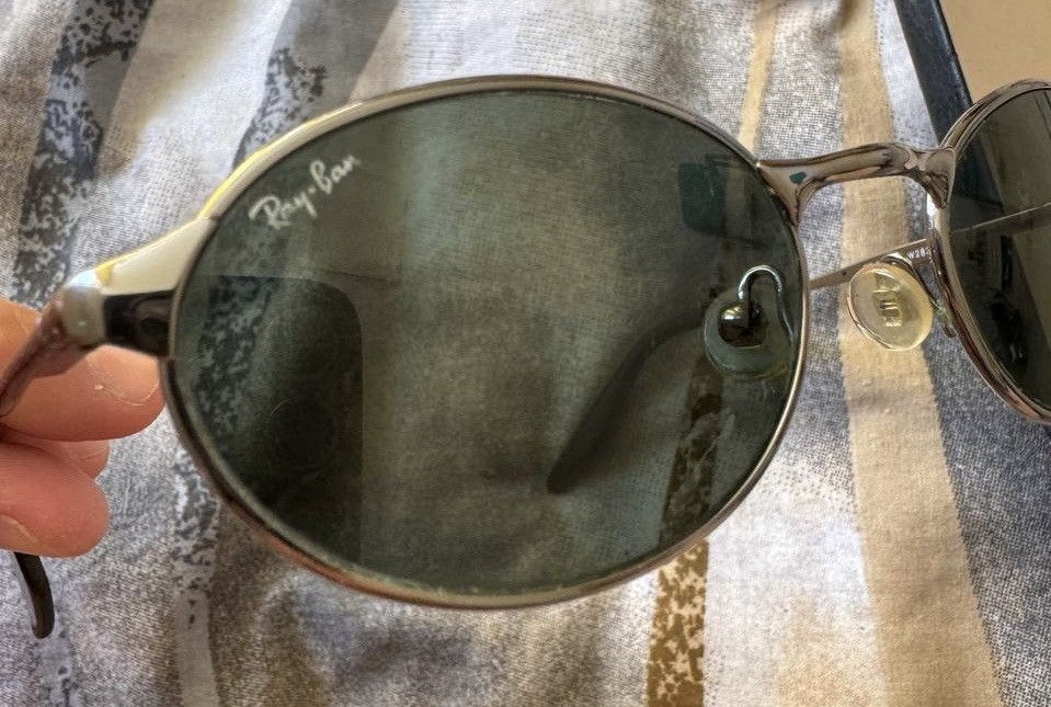 RayBan Vintage Ray-Ban W2839 Oval Metal Sunglasses 90s Archive Size ONE SIZE - 4 Thumbnail