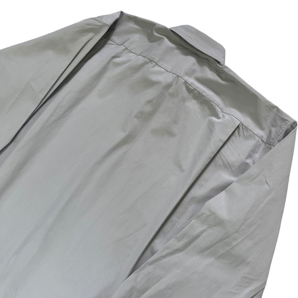 Balenciaga Balenciaga Fitted Wrap Shirt in Light Grey Size M / US 6-8 / IT 42-44 - 8 Thumbnail