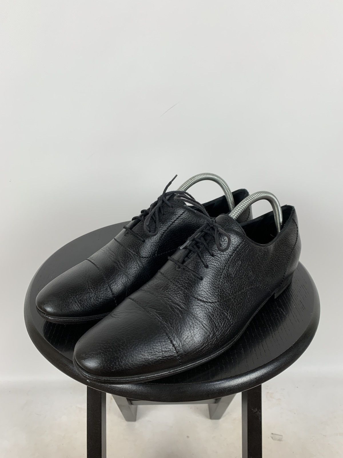 Gucci Gucci Black Leather Oxford Shoes Size US 8 / EU 41 - 1 Thumbnail