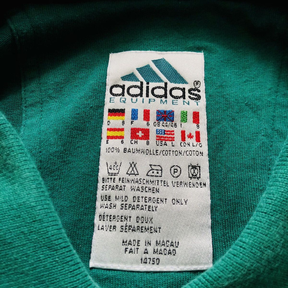 Adidas Vintage Adidas Equipment Bootleg Rugby Polo Shirt y2k 90s Size US L / EU 52-54 / 3 - 5 Thumbnail