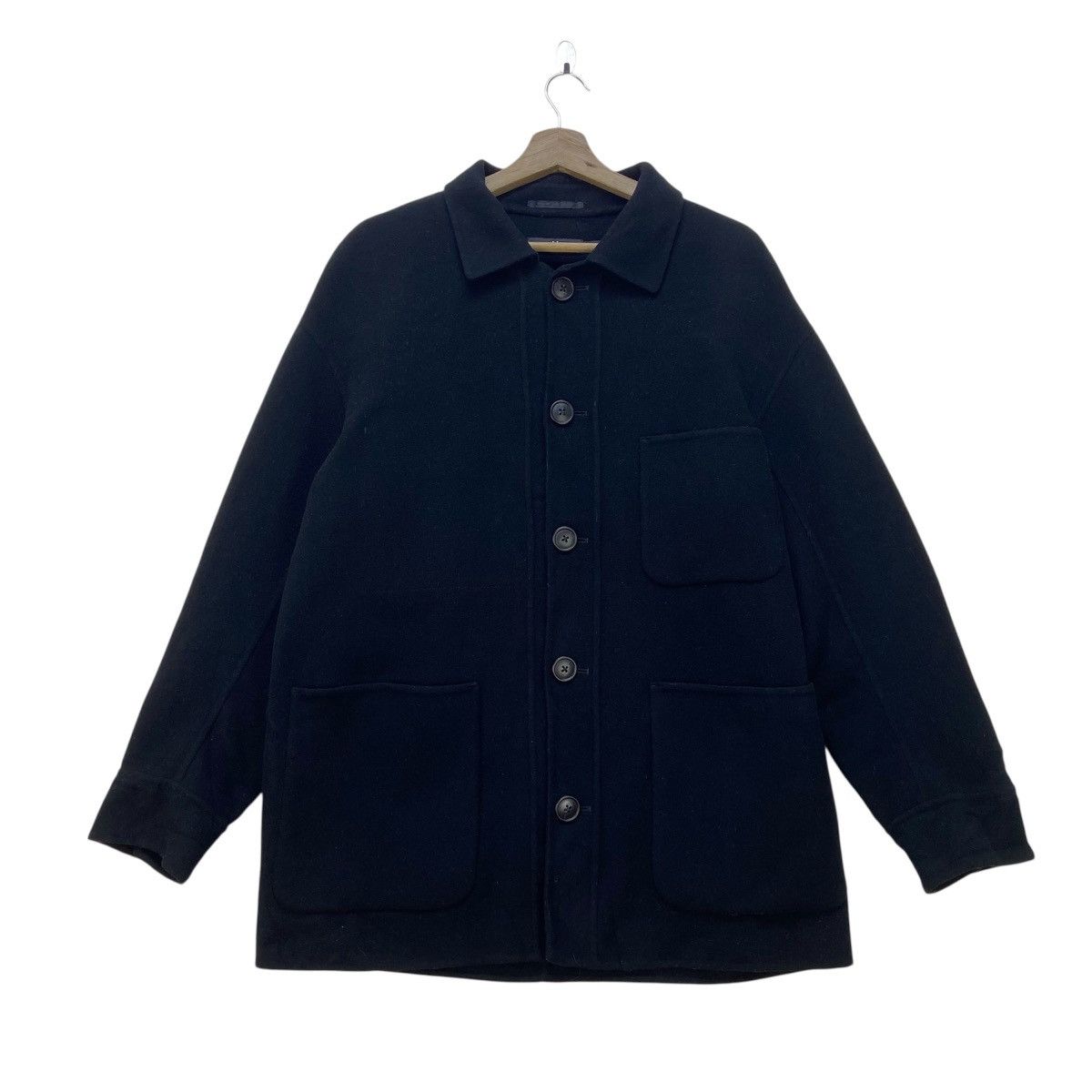 Jil Sander × Uniqlo Jil Sander X Uniqlo Oversized Loose Style Wool Coat Size US M / EU 48-50 / 2 - 1 Thumbnail